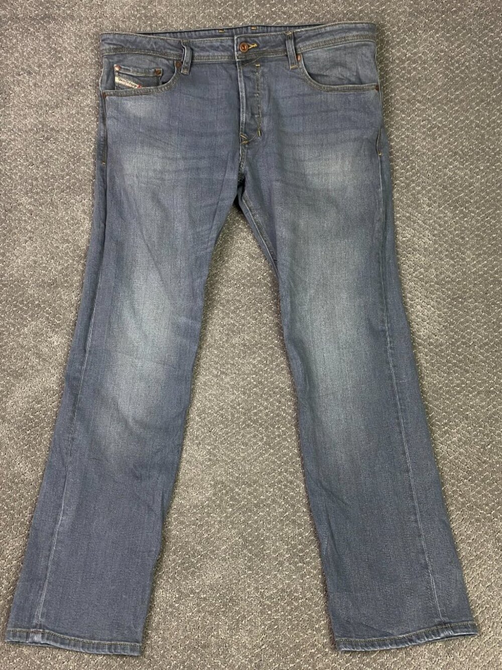 Diesel Safado Jeans Mens 38x32 Actual 38x33 Blue Straight Stretch Safado-R RM031